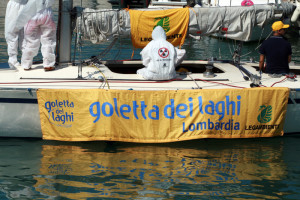 GOLETTA VERDE DEI LAGHI, MAGLIA NERA SONO COMO E ISEO