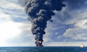 Iran oil spill