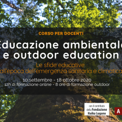 Corso per docenti: outdoor education ed educazione ambientale
